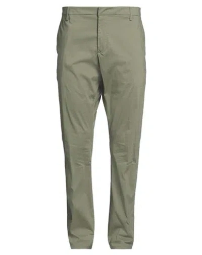 DONDUP DONDUP MAN PANTS MILITARY GREEN SIZE 30 COTTON, POLYAMIDE, ELASTANE