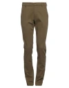 Dondup Man Pants Military Green Size 30 Modal, Cotton, Elastane