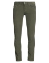 Dondup Man Pants Military Green Size 31 Cotton, Elastane