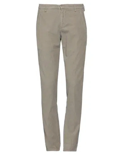 Dondup Man Pants Military Green Size 31 Cotton, Elastane