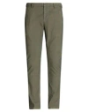 Dondup Mens Beige Cotton Pants In Green