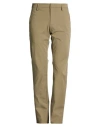 Dondup Man Pants Military Green Size 32 Polyamide, Elastane In Brown
