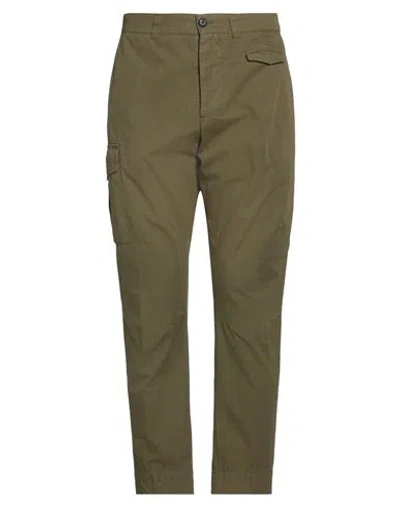 Dondup Man Pants Military Green Size 34 Cotton