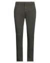 Dondup Man Pants Military Green Size 31 Cotton, Elastane