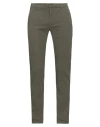 Dondup Man Pants Military Green Size 30 Cotton, Elastane