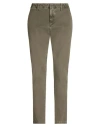 Dondup Man Pants Military Green Size 34 Cotton, Elastane