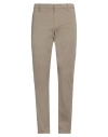 Dondup Man Pants Khaki Size 35 Cotton, Polyester, Elastane In Green