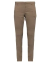Dondup Man Pants Military Green Size 36 Cotton, Lyocell, Elastane