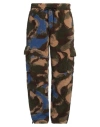 Dondup Man Pants Military Green Size L Acrylic, Polyester, Polyamide In Green