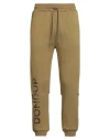Dondup Man Pants Military Green Size L Cotton, Elastane