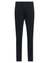 Dondup Man Pants Black Size 35 Cotton, Elastane In Navy Blue