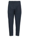 Dondup Man Pants Navy Blue Size 31 Cotton, Elastane