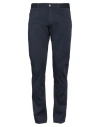 Dondup Man Pants Navy Blue Size 35 Cotton, Elastane