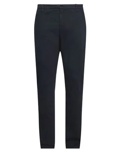 Dondup Man Pants Navy Size 31 Cotton, Elastane