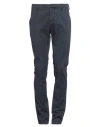Dondup Plain Slim-fit Chinos In Navy