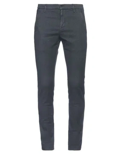 Dondup Man Pants Navy Size 29 Cotton, Polyester, Elastane