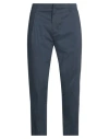 Dondup Man Pants Navy Size 33 Cotton, Polyamide, Elastane