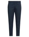 Dondup Man Pants Navy Size 34 Cotton, Elastane In Blue