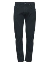 Dondup Man Jeans Black Size 35 Cotton, Elastane In Navy