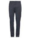 Dondup Man Pants Navy Size 33 Cotton, Polyester, Elastane In Navy