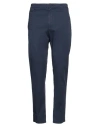 Dondup Man Pants Navy Size 36 Cotton, Elastane In Blue