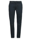 Dondup Man Pants Navy Size 38 Cotton, Elastane In Navy