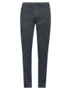 Dondup Man Pants Navy Size 38 Linen, Lyocell, Elastane