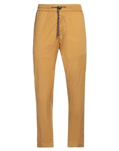 Dondup Man Pants Marigold Size 32 Cotton, Elastane In Yellow