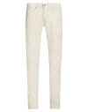 Dondup Man Pants Beige Size 29 Cotton In Off White