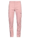 Dondup Man Pants Pink Size 33 Cotton, Elastane