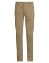Dondup Man Pants Sage Green Size 29 Cotton, Elastane