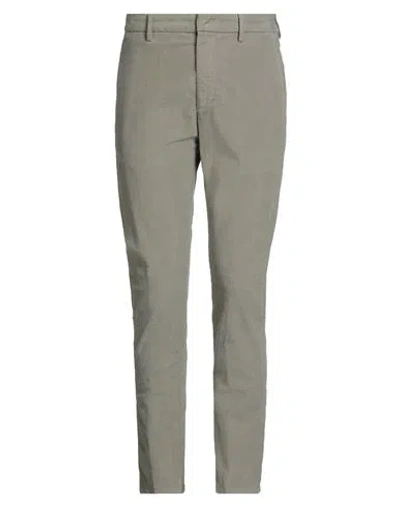 Dondup Man Pants Sage Green Size 30 Cotton, Elastane