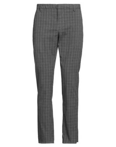 Dondup Man Pants Sage Green Size 30 Cotton, Polyamide, Elastane In Gray