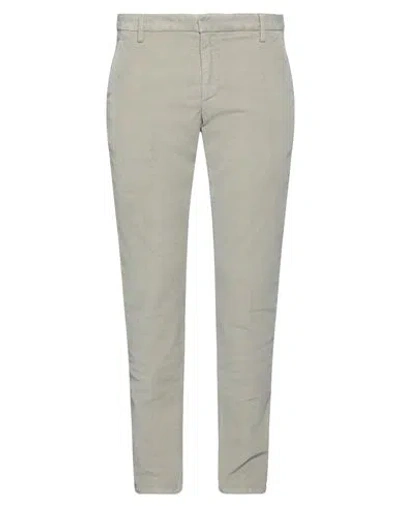 Dondup Man Pants Sage Green Size 40 Cotton, Elastane