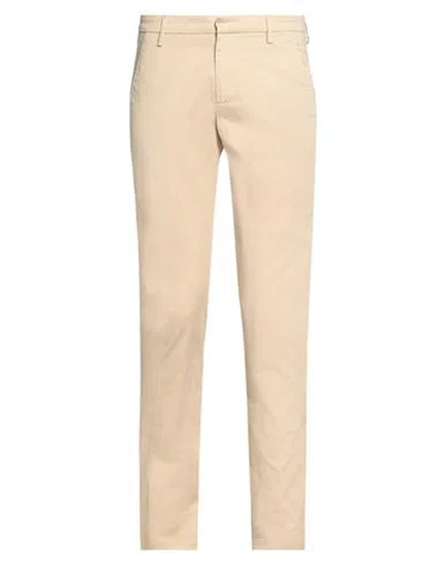 DONDUP DONDUP MAN PANTS SAND SIZE 30 COTTON, ELASTANE