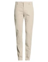 Dondup Man Pants Sand Size 30 Cotton, Elastane In Neutral