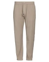 Dondup Man Pants Sand Size 30 Linen, Viscose, Elastane In Beige