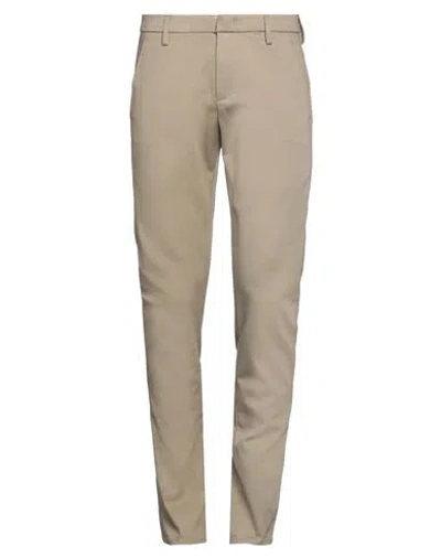 Dondup Man Pants Sand Size 32 Cotton, Polyamide, Elastane