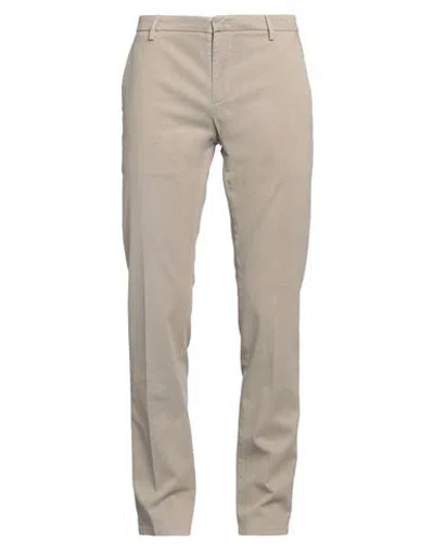 Dondup Man Pants Sand Size 32 Cotton, Lyocell, Elastane In Neutral