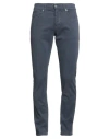 Dondup Man Pants Slate Blue Size 33 Cotton, Lyocell, Elastane