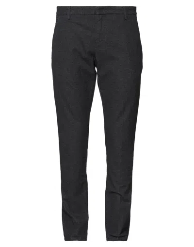 Dondup Man Pants Charcoal Size 29 Cotton, Elastane In Grey