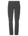 Dondup Man Pants Charcoal Size 29 Cotton, Elastane In Grey