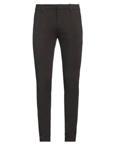 Dondup Man Pants Charcoal Size 31 Viscose, Polyamide, Elastane In Grey
