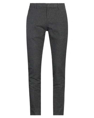 Dondup Man Pants Charcoal Size 35 Cotton, Elastane In Grey