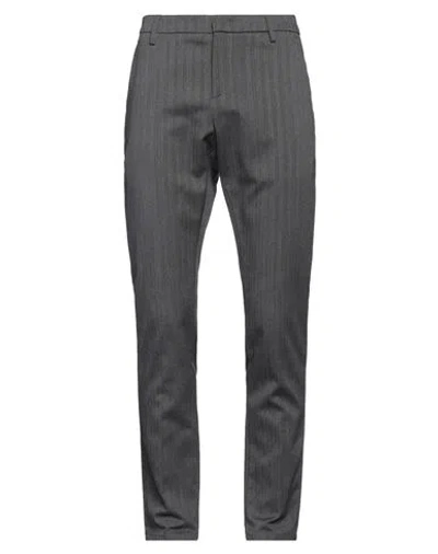 Dondup Man Pants Charcoal Size 30 Virgin Wool, Cotton, Elastane In Grey