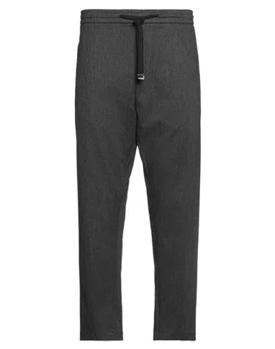 Dondup Man Pants Steel Grey Size 38 Viscose, Wool, Elastane In Gray