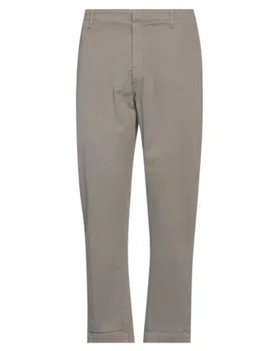 Dondup Man Pants Dove Grey Size 33 Elastane, Cotton