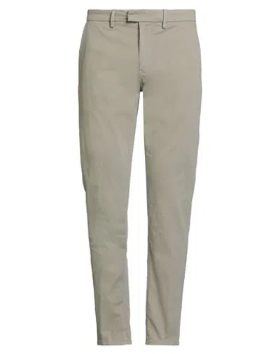 Dondup Man Pants Taupe Size 35 Cotton, Elastane In Green