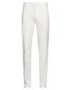 Dondup Man Pants Beige Size 29 Cotton In White
