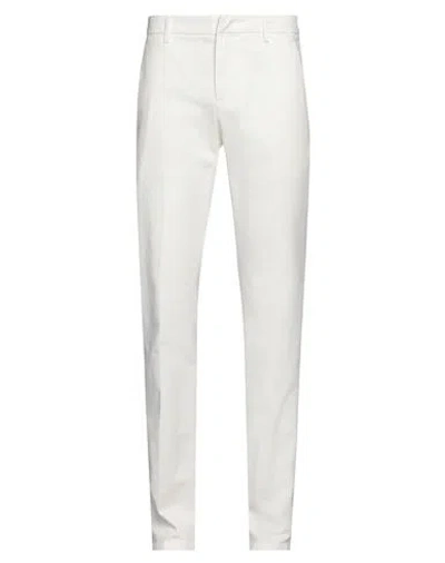 DONDUP DONDUP MAN PANTS WHITE SIZE 29 COTTON, ELASTANE
